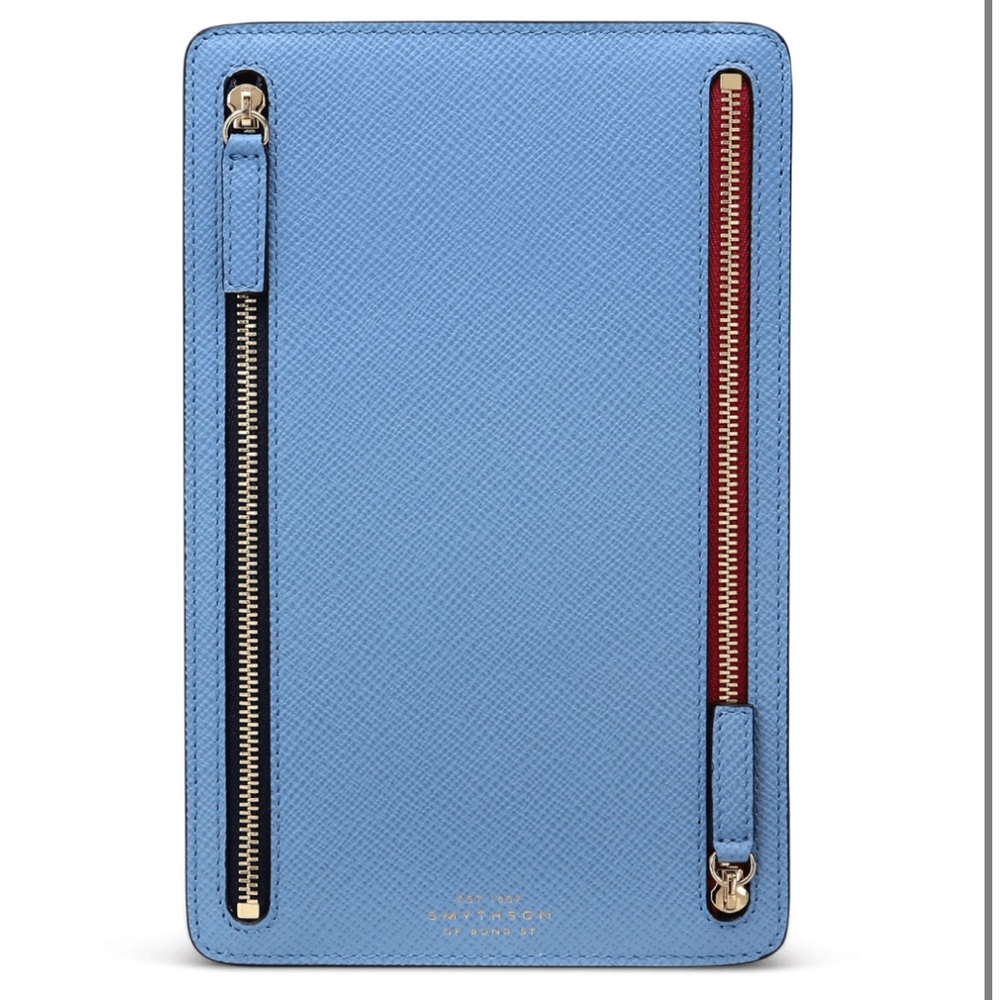 Smythson - Multi-Zip Case in Panama